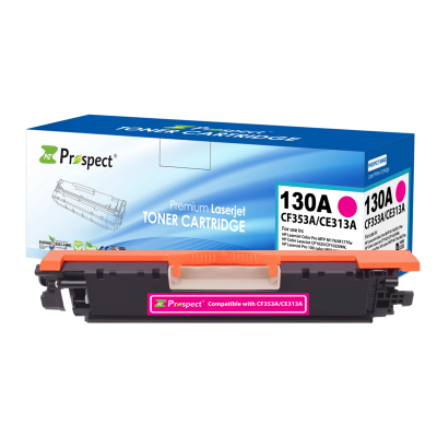  بروسبكت 126A طقم CE310A CE311A CE312A CE313A مجموعة احبار متوافقة ( اسود، أزرق، أصفر، أرجواني، 4-عبوات )