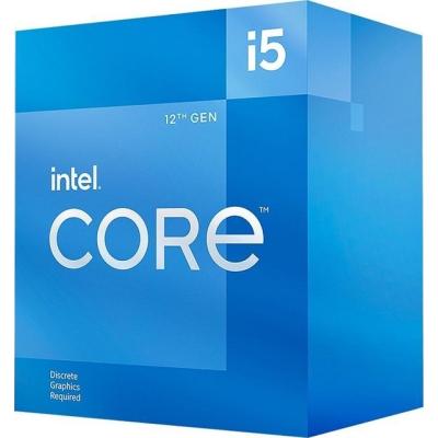 معالج كمبيوتر مكتبي Intel Core i5-12400F من الجيل الثاني عشر Alder Lake ، 6 نوى إجمالية ، 12 خيطًا ، ذاكرة تخزين مؤقت 18 ميجابايت ، تردد أساسي 2.5 جيجاهرتز تصل إلى 4.4 جيجاهرتز ، مقبس LGA 170