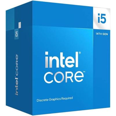 معالج انتل Intel Core i5-14400F بسرعة تصل الى 4.70 جيجا هرتز 10 نواة و16 خيط، ذاكرة تخزين مؤقت 20 ميجا بايت، أقصى دفعة توربو 5 جيجا هرتز