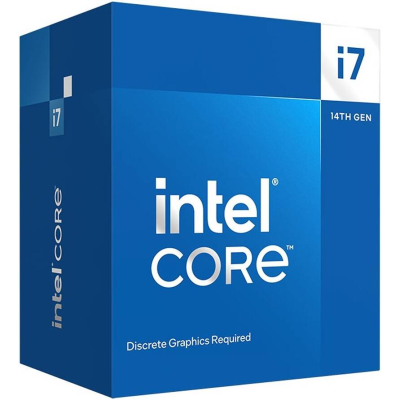 معالج انتل كور i7 طراز 14700 الجيل 14 - 20 نواة وسرعة 5.4 جيجاهرتز كاش 33 ميجابايت سوكت LGA1700 - علبة رسمية