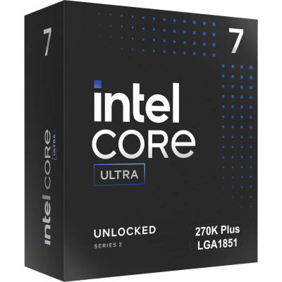معالج انتل كور الترا Intel Core Ultra 7 270K Plus (السلسلة 2) مفتوح القفل - 24 نواة وحتى 5.5 جيجاهرتز