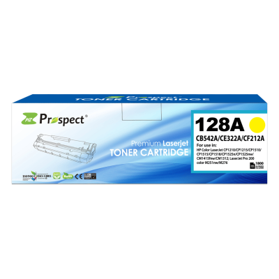  بروسبكت CE322A 128A خرطوشة حبر ليزر أصفر متوافقة 