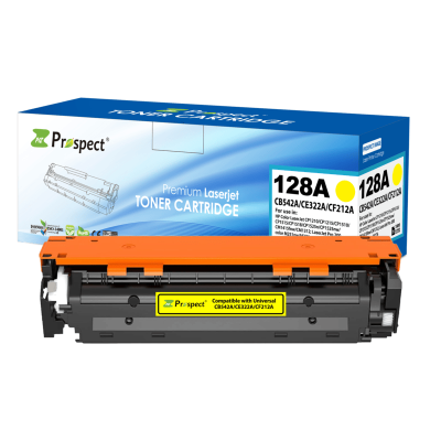  بروسبكت CE322A 128A خرطوشة حبر ليزر أصفر متوافقة 