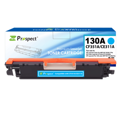  بروسبكت 126A طقم CE310A CE311A CE312A CE313A مجموعة احبار متوافقة ( اسود، أزرق، أصفر، أرجواني، 4-عبوات )