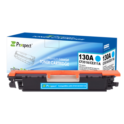  بروسبكت 126A طقم CE310A CE311A CE312A CE313A مجموعة احبار متوافقة ( اسود، أزرق، أصفر، أرجواني، 4-عبوات )