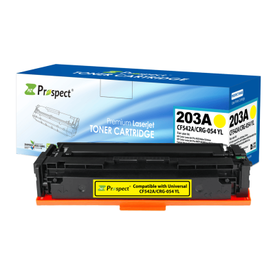  بروسبكت CF542A 203A خرطوشة حبر ليزر أصفر متوافقة 