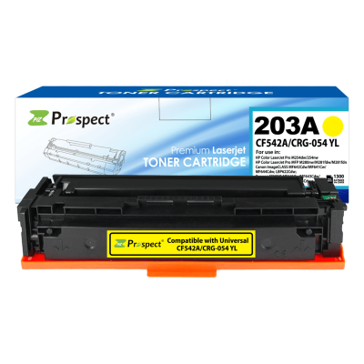  بروسبكت CF542A 203A خرطوشة حبر ليزر أصفر متوافقة 