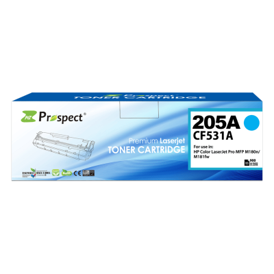 بروسبكت CF531A 205A خرطوشة حبر ليزر أزرق متوافقة