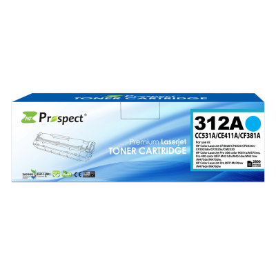  بروسبكت  CF381A 312A خرطوشة حبر ليزر أزرق متوافقة