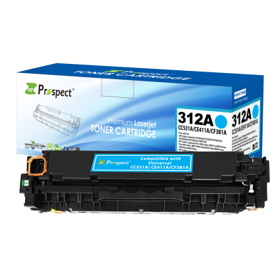  بروسبكت  CF381A 312A خرطوشة حبر ليزر أزرق متوافقة