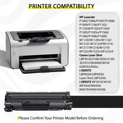  بروسبكت CE285A 85A خرطوشة حبر ليزر اسود متوافقة