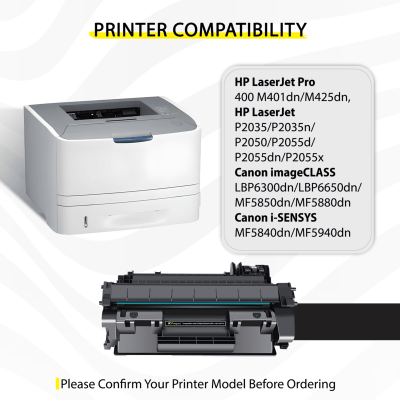  بروسبكت 08A CF280A / 05A CE505A خرطوشة حبر ليزر متوافقة  